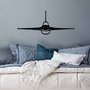 Wallity F-16 Jet Fighter Escultura de Pared en Negro